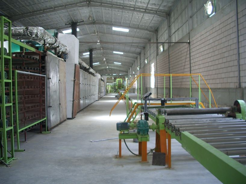 MDF board production line in Africa